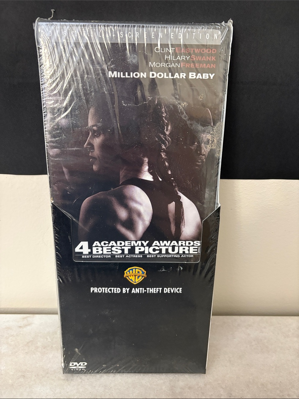 Warner Bros. Million Dollar Baby DVD - Black and Skin Tone Cover